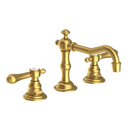 Newport Brass Widespread Lavatory Faucet in Satin Brass (Pvd) 1030-04